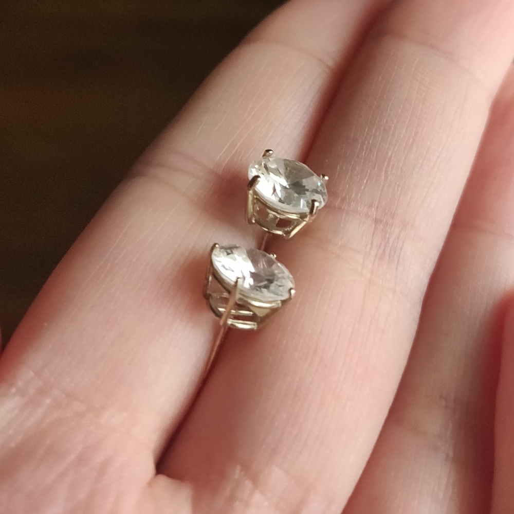 Circular stud earrings - Picture 3 of 3